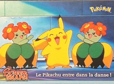 Snaps13 Le Pikachu entre dans la danse ! topps série 3 Jotho