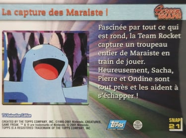 Snaps21 La capture des Maraistre ! topps série 3