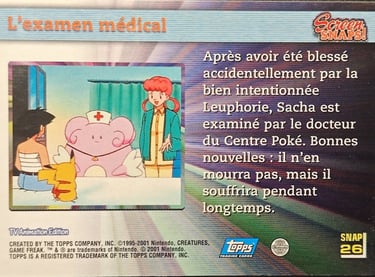 Snaps26 L'examen médical topps série 3 Jotho