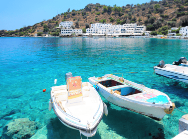 a number of boats in a body of water