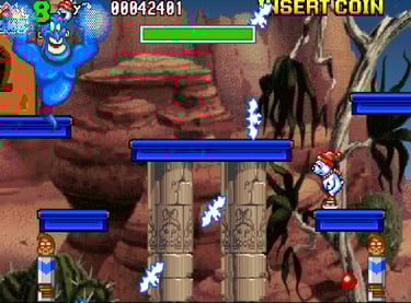 Bomb Kick Aladdin Genie
