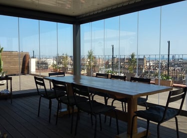 commercial glass curtains