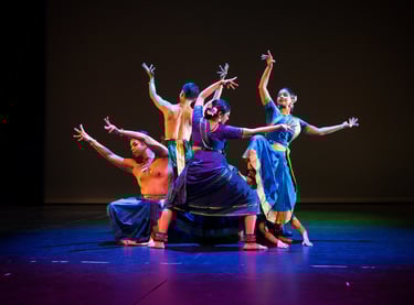 Prakriti Dance performs on stage