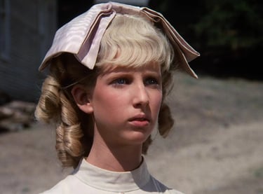 Allison Balson as Nancy Oleson on Little House on the Prairie