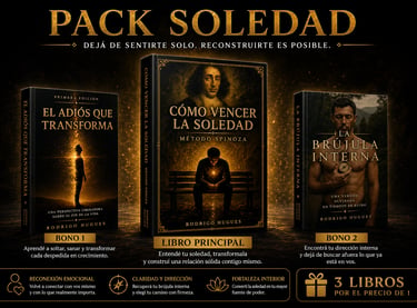 pack soledad, deja de sentirte solo, reconstruirte es posible