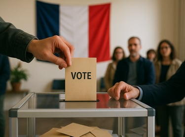Photo urne de vote - Illustration journée de la démocratie.