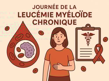 Illustration pour la journée de la leucémie myéloïde chronique
