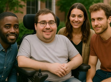 illustration photo journée mondiale de la myopathie de Duchenne