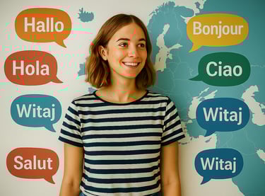 Photo illustration pour la journée européenne des langues