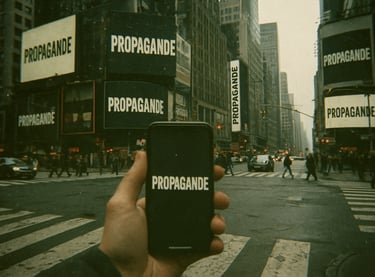 "propagande" pour illustrer la journée internationale du droit d'accès à l'information