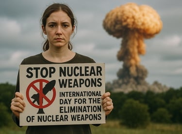 Illustration pour la journée internationale pour l’élimination totale des armes nucléaires