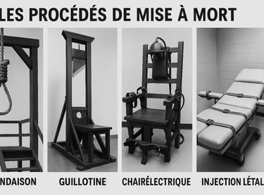 Historique des procédés de mise à mort - Pour la journée mondiale contre la peine de mort.