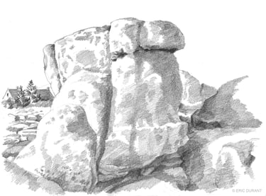 Dessin mine de plomb sur papier A4 - © Eric Durant