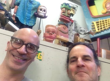 Tal Avitzur with Mark Galt.