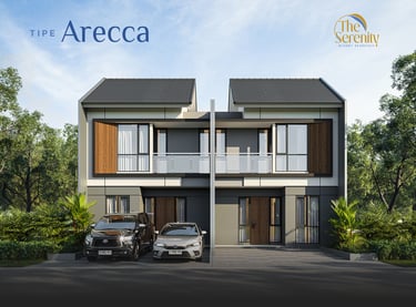 Tipe Rumah 2 lantai The Serenity Resort Residence