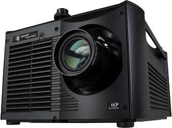 a projector with a camera and a lens