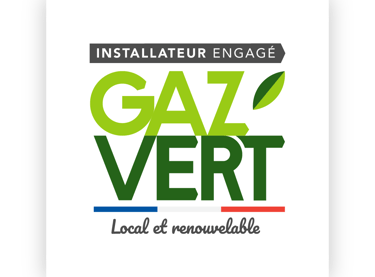 Logo Installateur engagé Gaz Vert