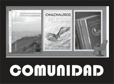 Botón Comunidad (con imágenes de tapas de Libros)