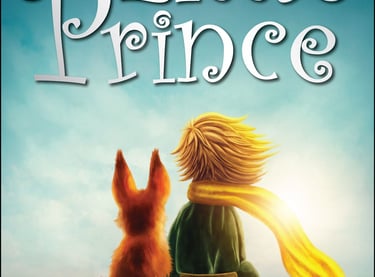 Cover of 'The Little Prince' by Antoine De Saint-Exupéry, illustrating the iconic story of a boy and