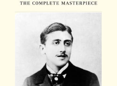 Cover of Marcel Proust's "In Search of Lost Time," the longest book ever written 
