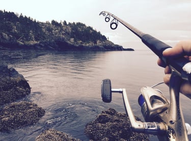 molinete shimano com vara shimano em açao na agua com pedras o melhor molinete para pesca em rio  