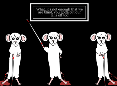 whimsical whimsies comic book three blind mice