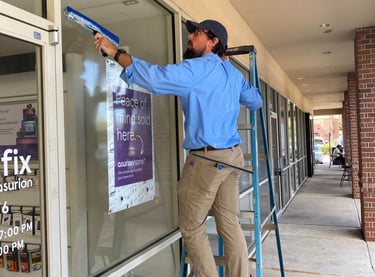 commercial window cleaning and window washing