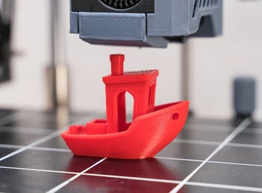 a 3d printed boat on a table