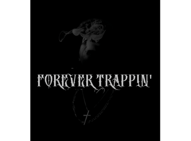 Logo cuadrado negro Forever Trappin con imagen del artista DIDDY D
