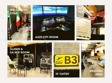 a bunch of different pictures of a room