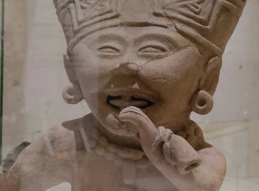 Carita sonriente. Muestra en el Museo de Antropología de Xalapa Patrimundi