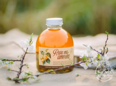 Rượu mơ umeshu 500ml - Lá Mây Farm