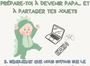 photo humour annonce grossesse papa