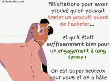 voeux de mariage originaux humour
