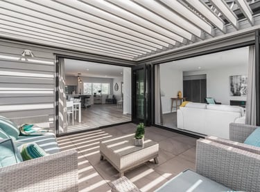Outdoor living area - Kohimarama Rd home renovation - Revive Builders Auckland