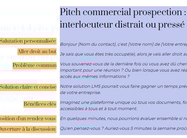 Exemple de pitch commercial percutant