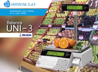 Balanza, etiquetadora MARCA SIHIDA modelo UNI-3