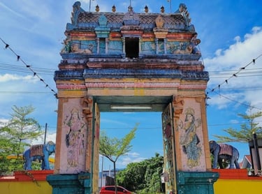 amman temple taiping indian temple entrance