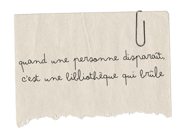 Papier citation de Amadou Hampâté Bâ