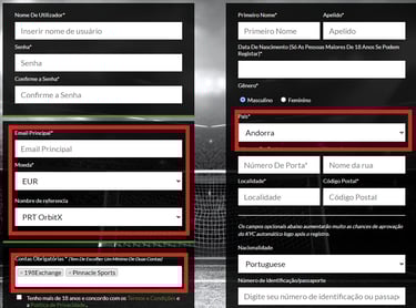 registo bet-football orbitx