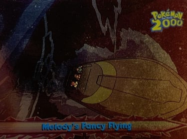 31 Melody's Fancy Flying Topps Pokémon The Movie 2000 silver foil