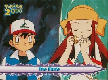 61 The Flute Topps Pokémon The Movie 2000