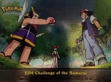 EP4 Challage of the Samurai Topps Pokémon series 2 US silver foil