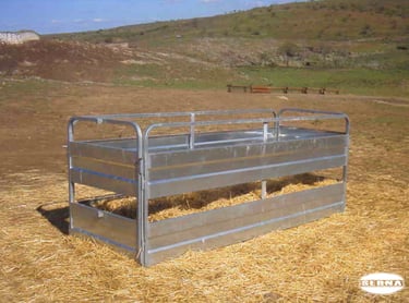 SERNA Comedero rectangular LÍDER EN DISTRIBUCIÓN MATERIAL GANADERÍA Y CERCADOS, OVINO PRODUCTOS