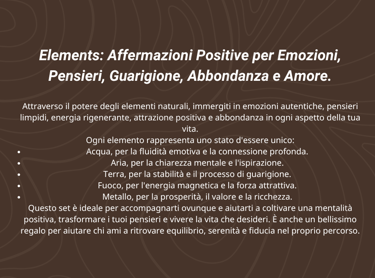Daily Journal: Elements, Mantra Quotidiani.