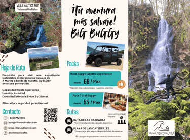 Rutas en Buggy Galicia en Foz con Villa Nautica Foz 
