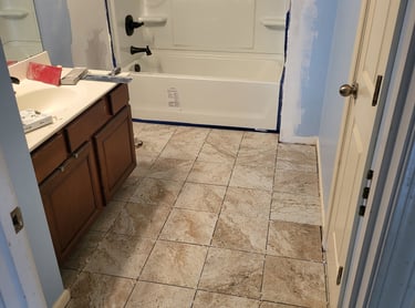 tile work and dry wall bhg design adn build