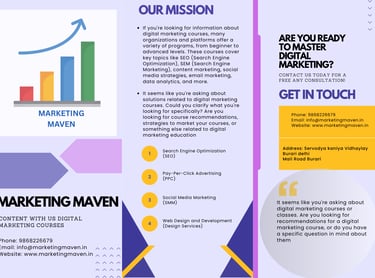 Digital Marketing Brochure"