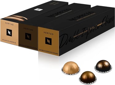a box of coffee pods with a box of coffee pods