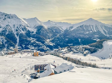 Orcières vue sur le Champsaur